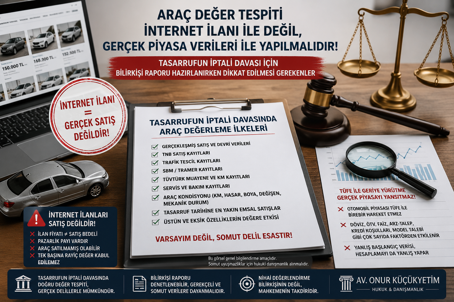 Tasarrufun İptali Davalarında Güncel İlan Fiyatı TÜFE ile Geçmişe Taşınarak Eski Tarihli Araç Değeri Belirlenebilir mi