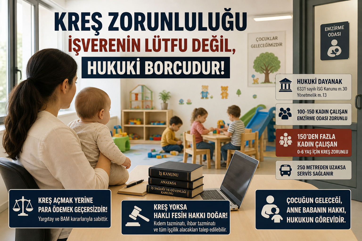 KREŞ ZORUNLULUĞU İŞVERENİN LÜTFU DEĞİL HUKUKİ BORCUDUR
